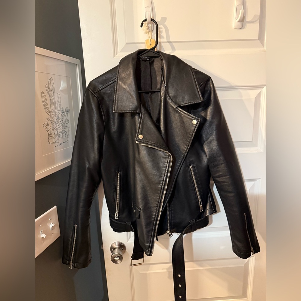 Top shop women’s moto jacket great lightly used condition
